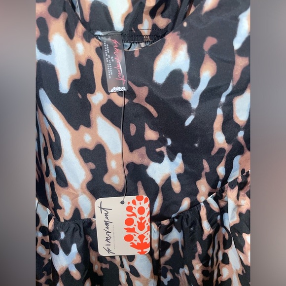 New! Free People Movement One Two Punch Animal PrintSet 🖤 Small NWT! - Picture 15 of 15